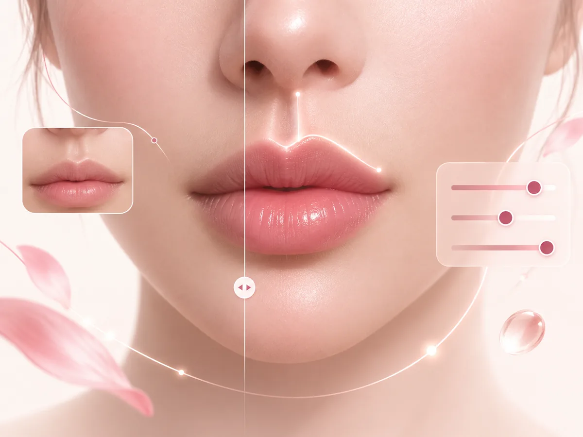 CupidPout: Philtrum Retouch & Cupid's Bow Lip Plumper